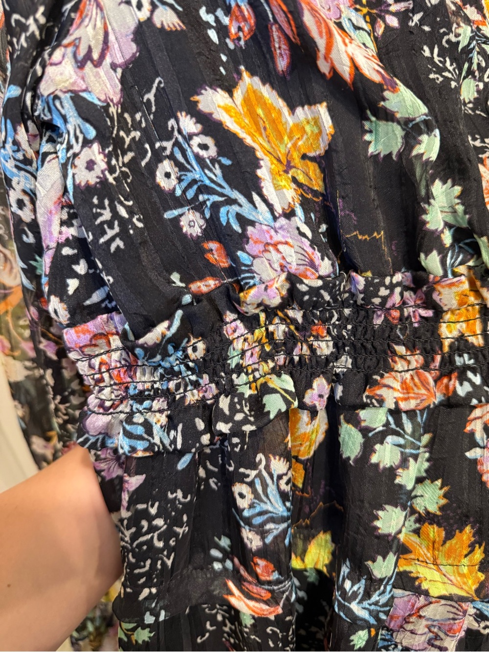 Free People “Closer to the Heart” Tiered Floral Mini Dress - Picture 7 of 8